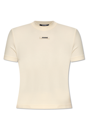 White T-shirt with embroidered logo Burberry - Vitkac AS